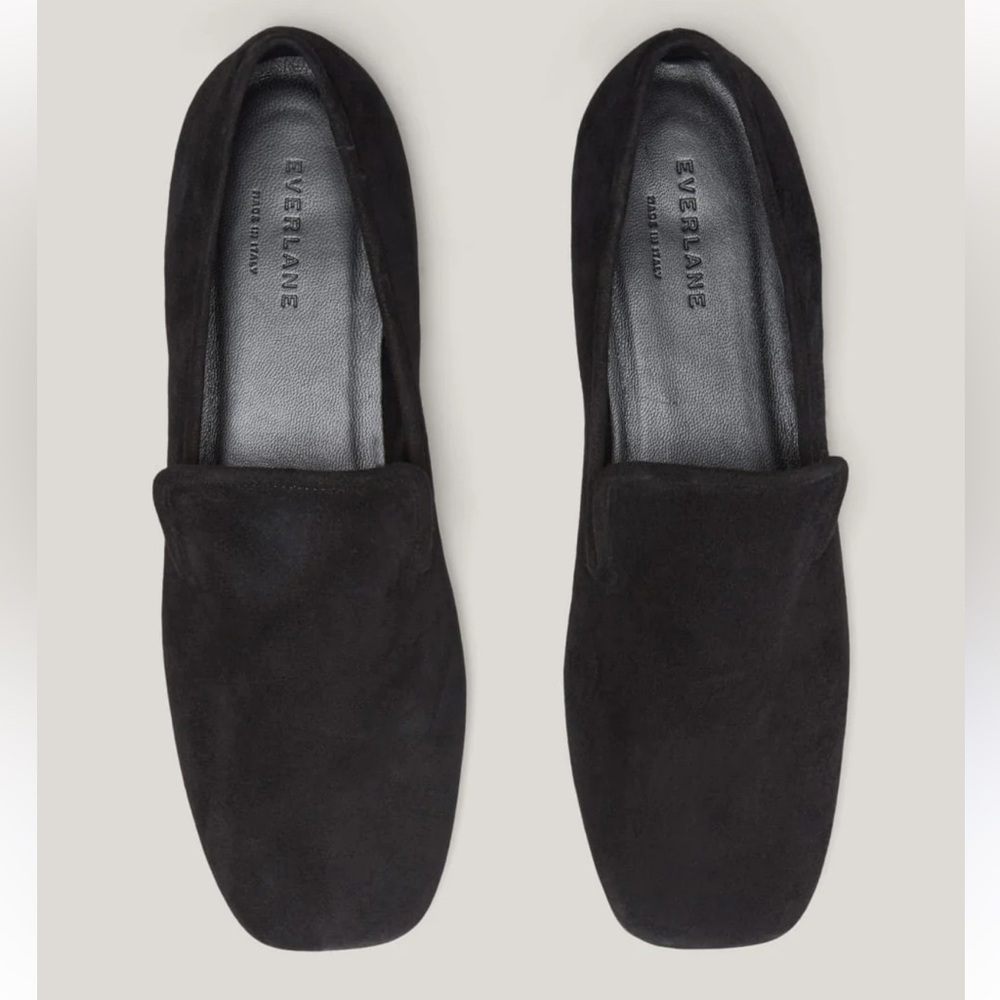 EVERLANE THE DAY LOAFER ITALIAN LOAFER IN BLACK SUEDE SIZE 7 - Picture 4 of 16